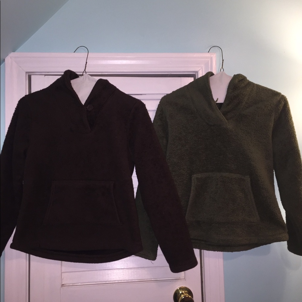 Land’s End Warm Fleece Pullovers Sizes 10-12 M